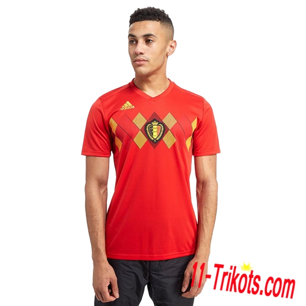 Beflockung Belgien Heimtrikot 2018/2019 Kurzarm Herren Neuer