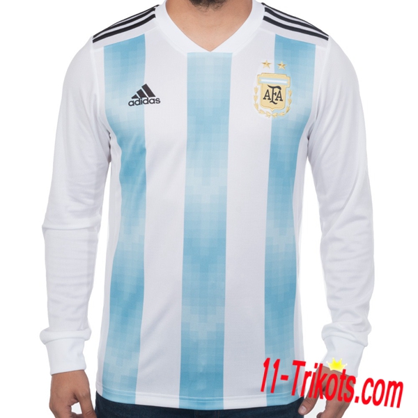 Neues Argentinien Heimtrikot 2018-19 Langarm Herren Erstellen