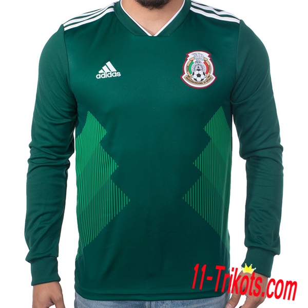 Neues Mexiko Heimtrikot 2018-19 Langarm Herren Erstellen