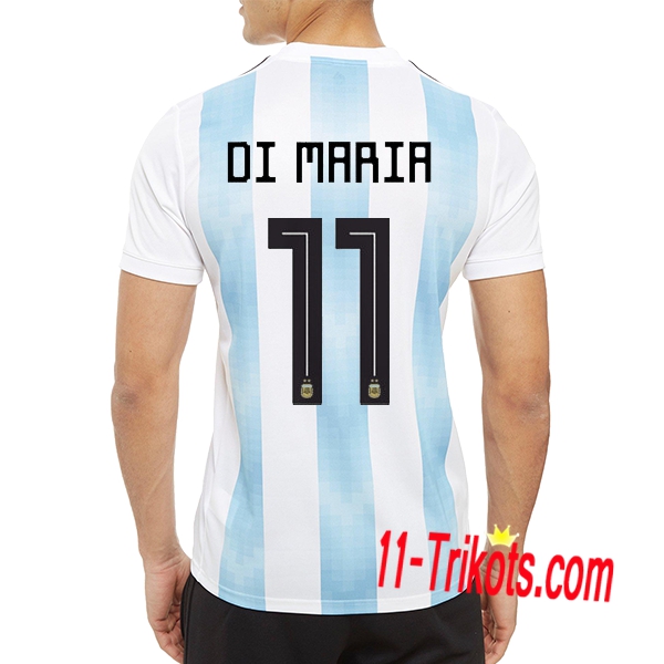 Neues Argentinien Heimtrikot 2018/2019 Di Maria 11 Kurzarm Herren Erstellen