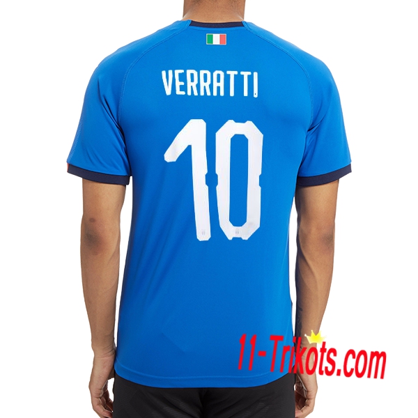 Neues Italien Heimtrikot 2018/2019 VERRATI 10 Kurzarm Herren Erstellen