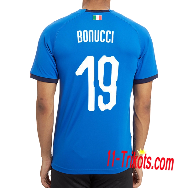 Neues Italien Heimtrikot 2018/2019 BONUCCI 19 Kurzarm Herren Erstellen