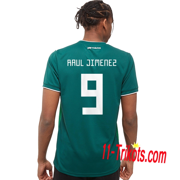 Neues Mexiko Heimtrikot 2018/2019 Raúl Jiménez 9 Kurzarm Herren Erstellen