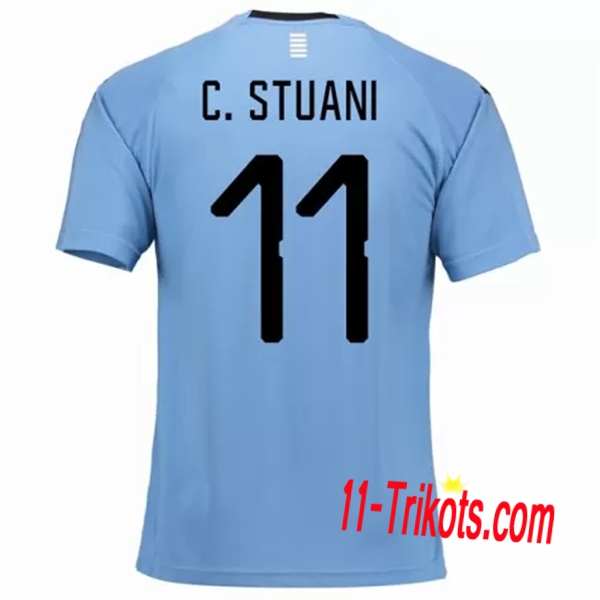 Neues Uruguay Heimtrikot 2018/2019 C.Stuani 11 Kurzarm Herren Erstellen