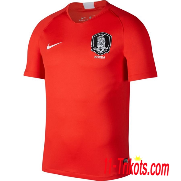 Neues Korea Heimtrikot Rot 2018/2019 Kurzarm Herren Erstellen