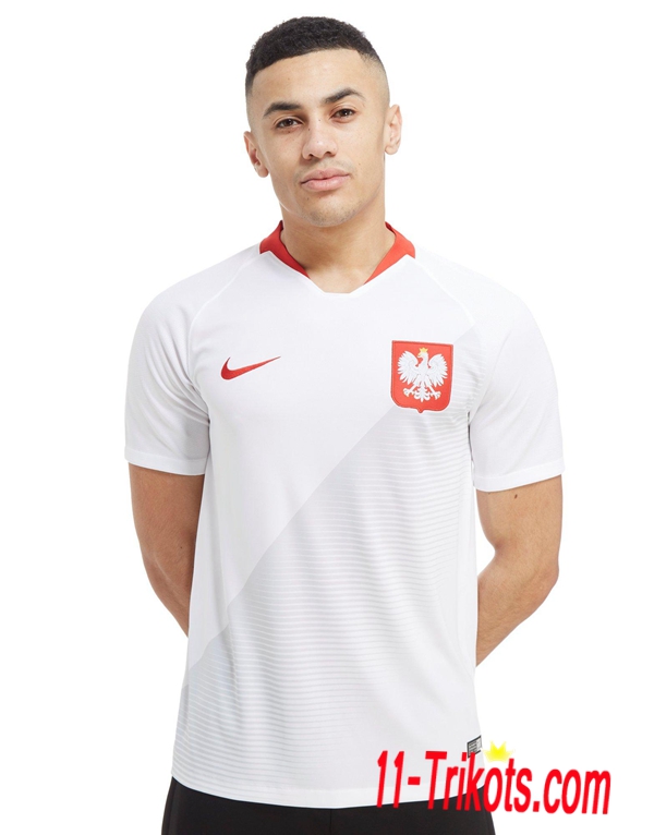 Neues Polen Heimtrikot Weiss 2018/2019 Kurzarm Herren Erstellen