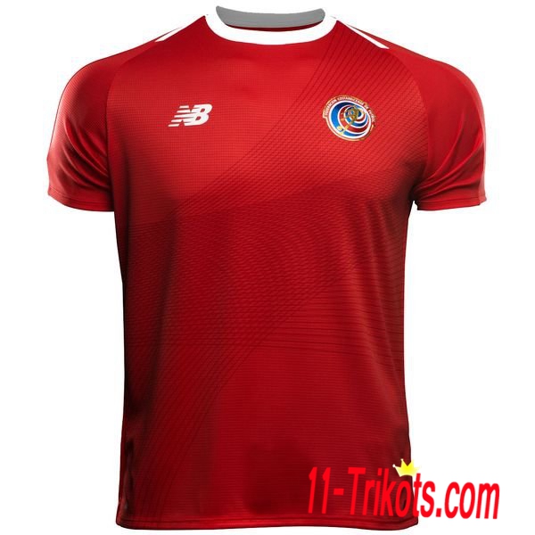 Neues Costa Rica Heimtrikot Rot 2018/2019 Kurzarm Herren Erstellen