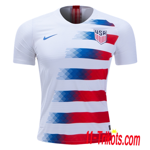 Neues USA Heimtrikot Weiss 2018/2019 Kurzarm Herren Erstellen