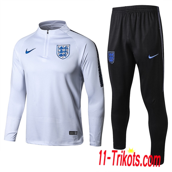 Neuestes Fussball England Trainingsanzug Weiß 2018/2019 | 11-trikots