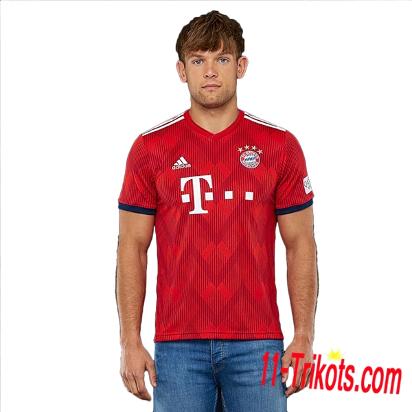 Neues Bayern München Heimtrikot Rot 2018/2019 Herren Erstellen