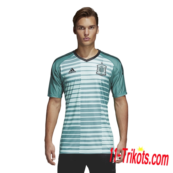 Neues Spanien Torwart Trikot Grün 2018/2019 Herren Erstellen