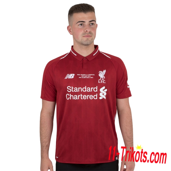 Neues FC Liverpool Heimtrikot Rot 2018/2019 Herren Erstellen