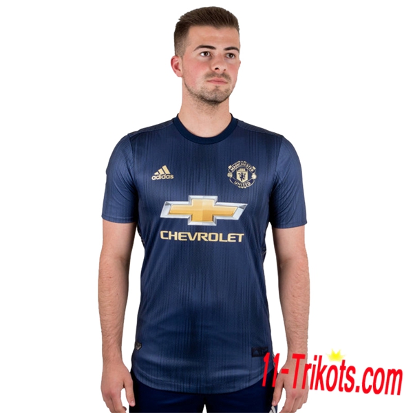 Neues Manchester United Third Trikot Marineblau 2018/2019 Herren Erstellen