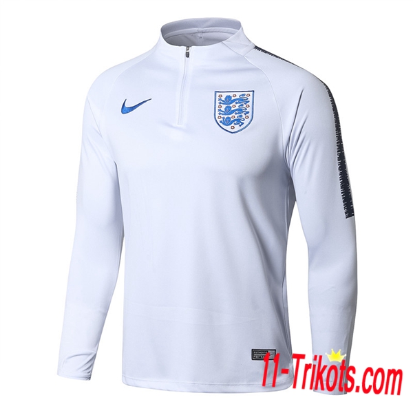 Sudadera de entrenamiento Inglaterra Blanco 2018/2019