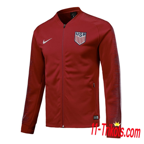 Chaqueta Futbol USA Rojo oscuro 2018/2019