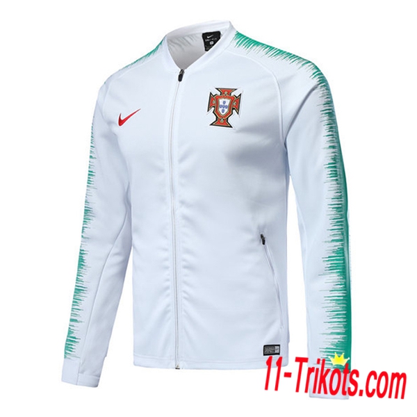 Chaqueta Futbol Portugal Blanco 2018/2019