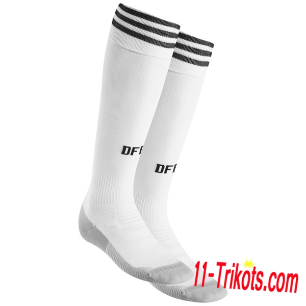 Neuestes Fussball Deutschland Weiß Heimsocken 2018 2019 | 11-trikots