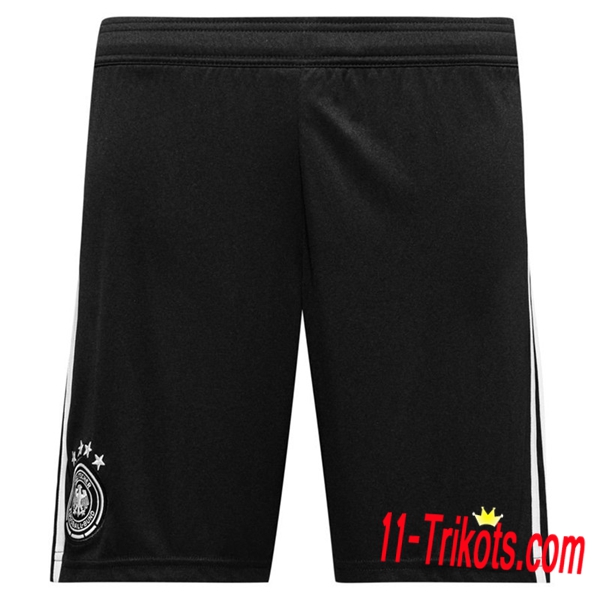 Neuestes Fussball Deutschland Schwarz Heimshorts 2018 2019 | 11-trikots