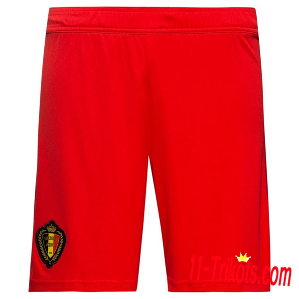 Neuestes Fussball Belgien Rot Heimshorts 2018 2019 | 11-trikots