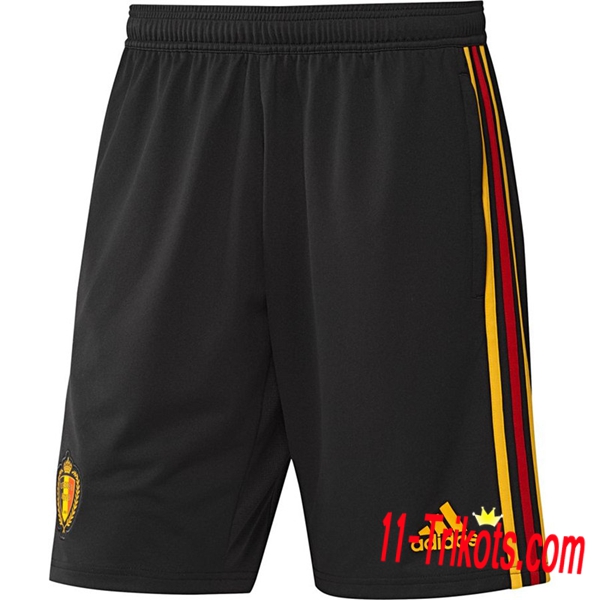 Neuestes Fussball Belgien Schwarz Auswärtsshorts 2018 2019 | 11-trikots