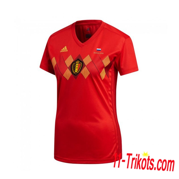 Neues Belgien Heimtrikot Rot 2018/2019 Damen Erstellen