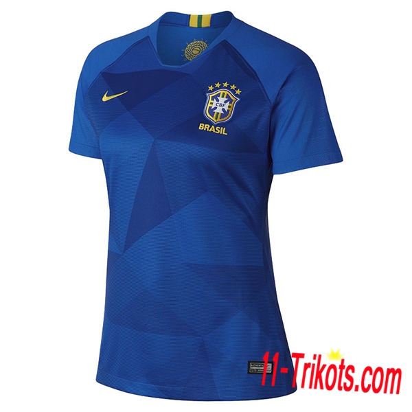 Neues Brasilien Auswärtstrikot Blau 2018/2019 Damen Erstellen