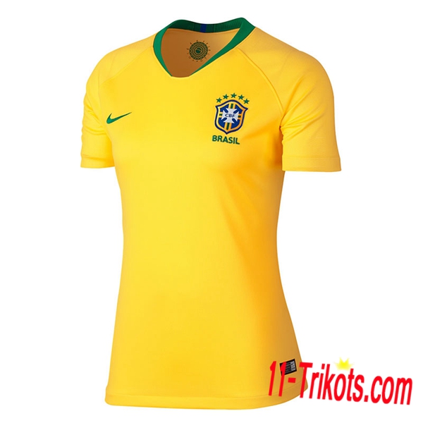 Neues Brasilien Heimtrikot Gelb 2018/2019 Damen Erstellen