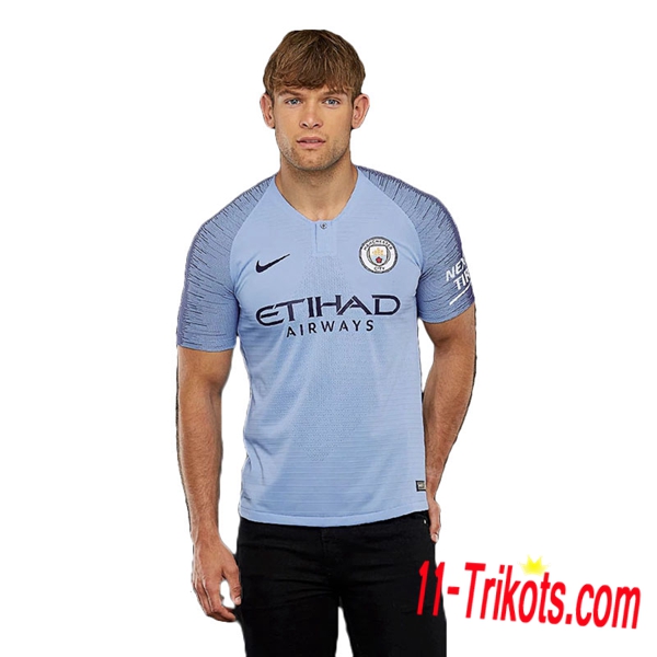 Neues Manchester City Heimtrikot Blau 2018/2019 Herren Erstellen