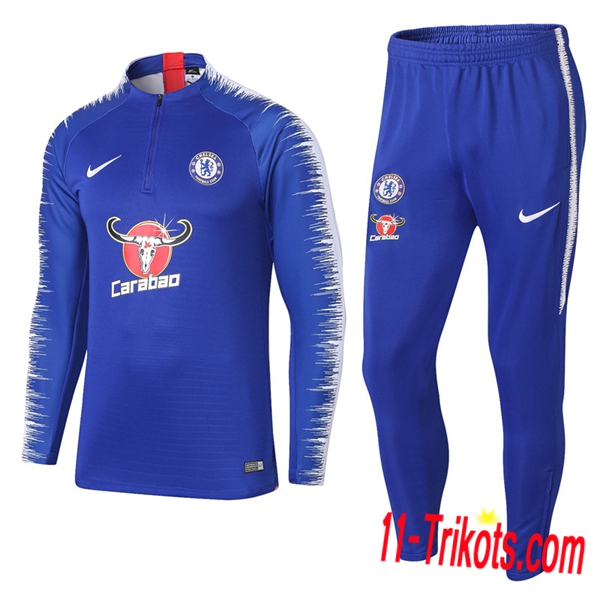 Neuestes Fussball FC Chelsea Trainingsanzug Blau | 11-trikots