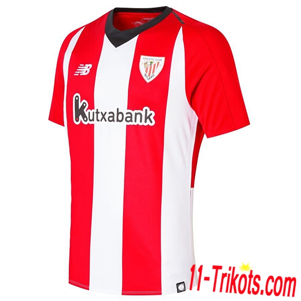 Neues Athletic Bilbao Heimtrikot Weiss Rot 2018/2019 Kurzarm Herren Erstellen