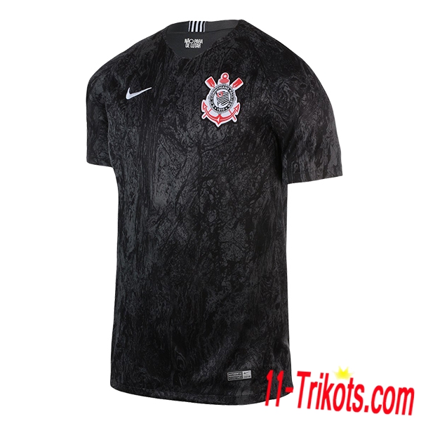 Neues Corinthians Auswärtstrikot Schwarz 2018/2019 Kurzarm Herren Erstellen