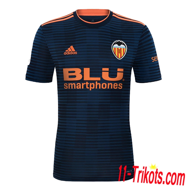 Neues Valencia Heimtrikot Marineblau 2018/2019 Kurzarm Herren Erstellen