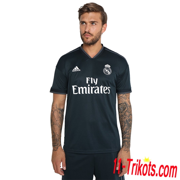 Neues Real Madrid Auswärtstrikot Schwarz 2018/2019 Kurzarm Herren Erstellen