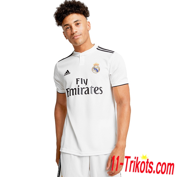 Neues Real Madrid Heimtrikot Weiss 2018/2019 Kurzarm Herren Erstellen