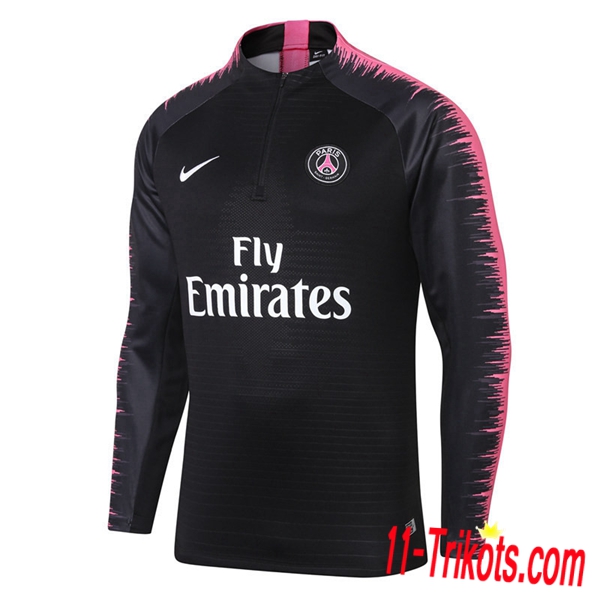 Sudadera de entrenamiento PSG Negro/Rose 2018/2019