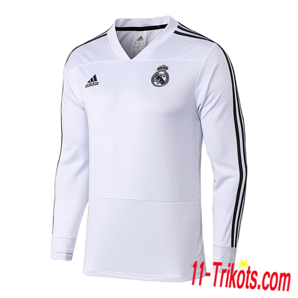 Sudadera de entrenamiento Real Madrid Blanco 2018/2019