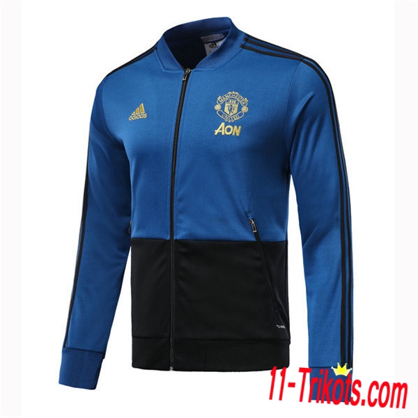 Chaqueta Futbol Manchester United Azul/Negro 2018/2019