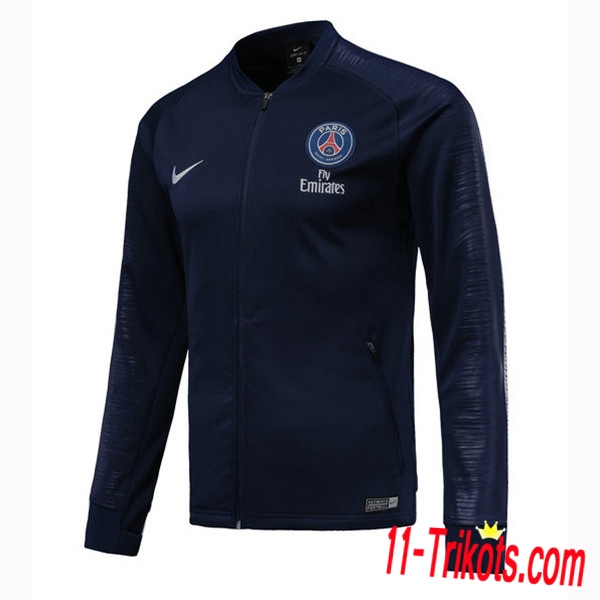 Neuestes Fussball PSG Trainingsjacke Dunkelblau 2018 2019 | 11-trikots