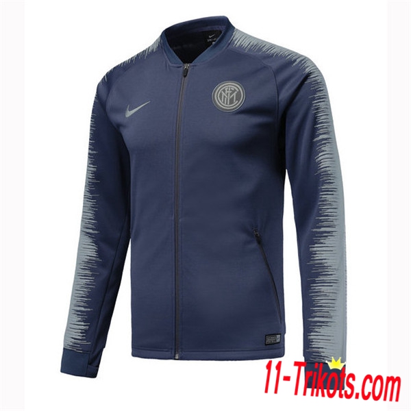 Chaqueta Futbol Inter Milan Azul/Gris 2018/2019