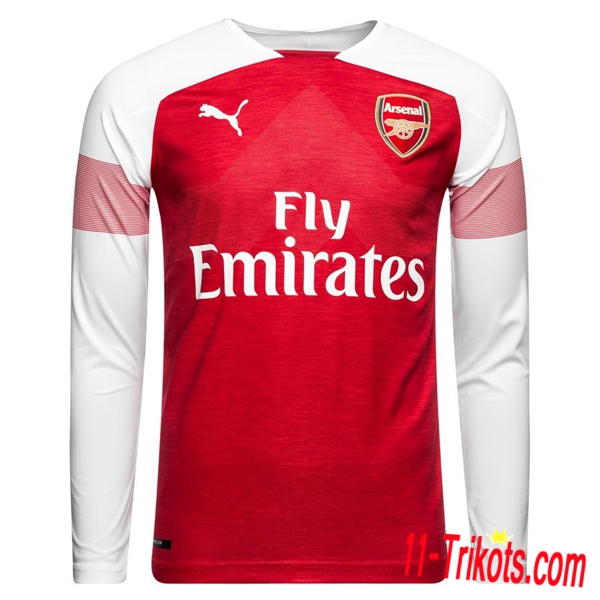 Neues Arsenal Herren Heimtrikot Rot 2018/2019 Langarm Erstellen