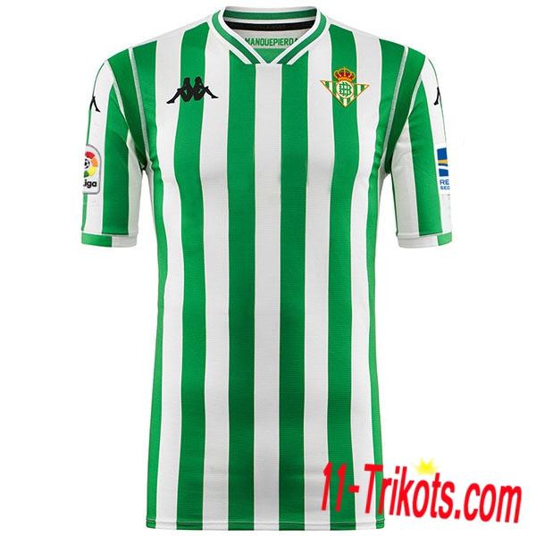 Neues Real Betis Heimtrikot Grün-Weiss 2018-19 Kurzarm Herren Erstellen