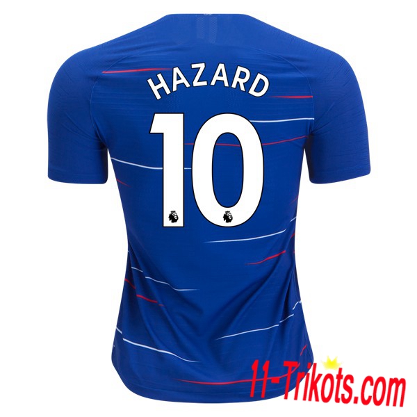 Spielername | Neues FC Chelsea Heimtrikot HAZARD 10 Blau 2018-19 Kurzarm Herren