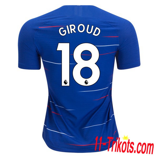 Spielername | Neues FC Chelsea Heimtrikot Giroud 18 Blau 2018-19 Kurzarm Herren