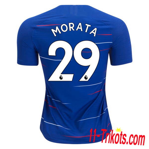 Spielername | Neues FC Chelsea Heimtrikot MORATA 29 Blau 2018-19 Kurzarm Herren