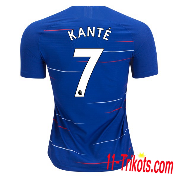 Spielername | Neues FC Chelsea Heimtrikot KANTE 7 Blau 2018-19 Kurzarm Herren