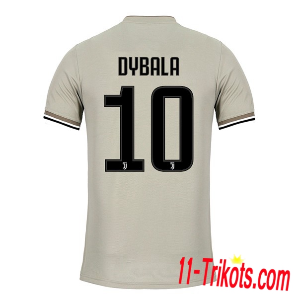 Spielername | Neues Juventus Turin Auswärtstrikot DYBALA 10 Schwarz 2018-19 Kurzarm Herren
