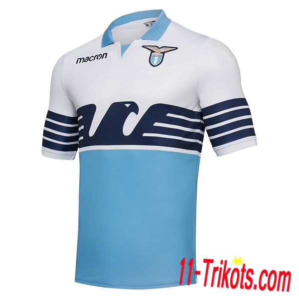 Neues SS Lazio Heimtrikot Blau-Weiss 2018-19 Kurzarm Herren Erstellen