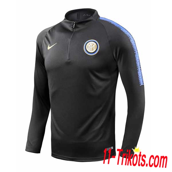 Sudadera de entrenamiento Inter Milan Negro/Azul 2018/2019