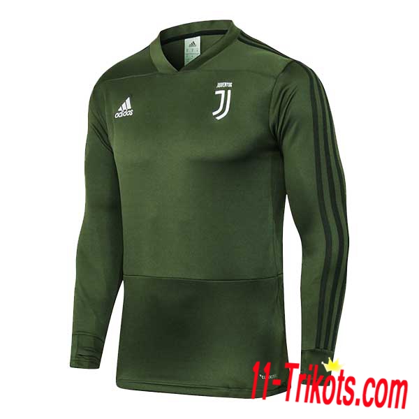 Sudadera de entrenamiento Juventus ejercito verde 2018/2019