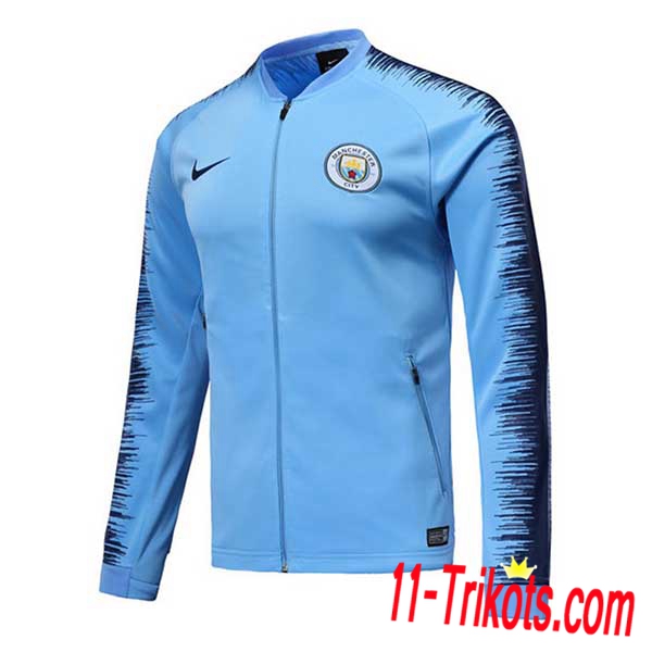 Chaqueta Futbol Manchester City Azul/Negro 2018/2019